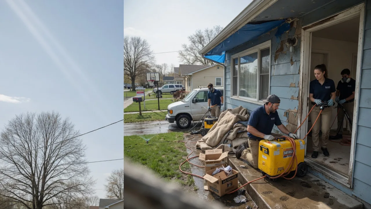 Basement Flood Cleanup in Troy, TX near me